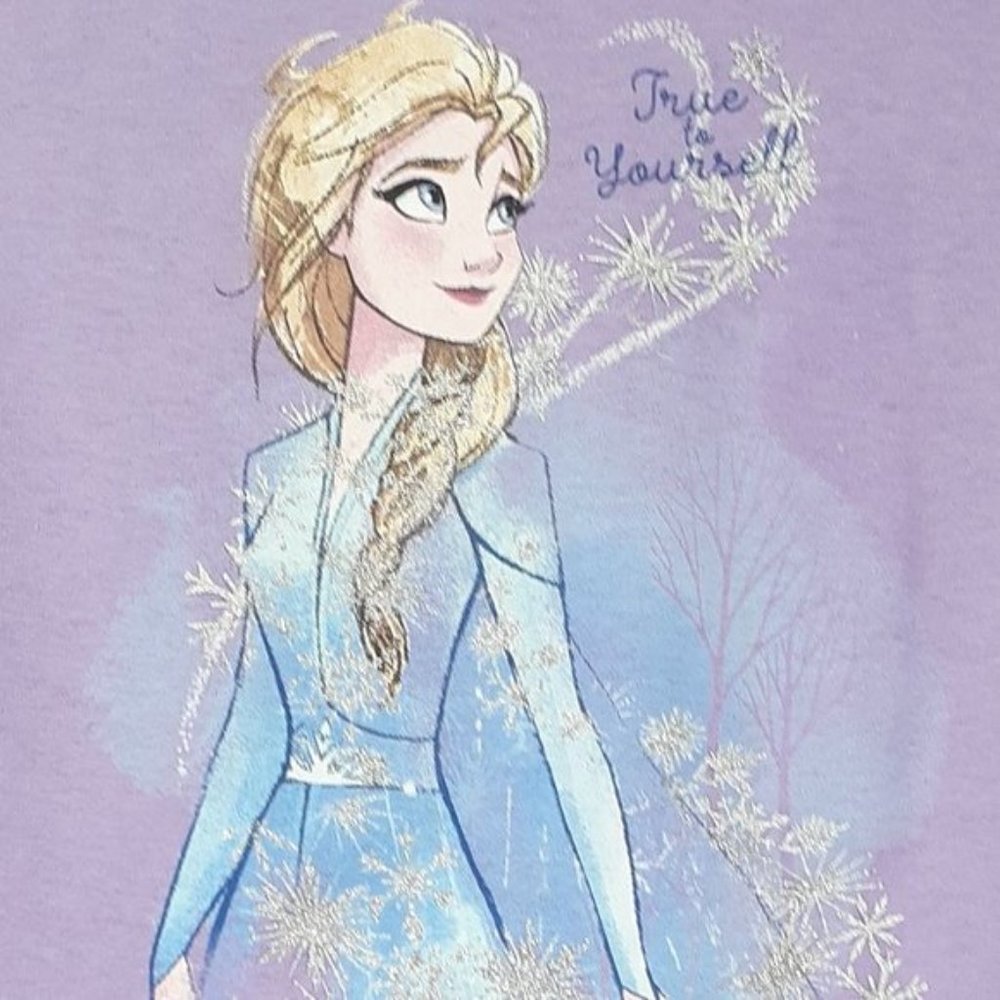 NWOT Disney Frozen Tshirt True to Yourself - Picture 2 of 2